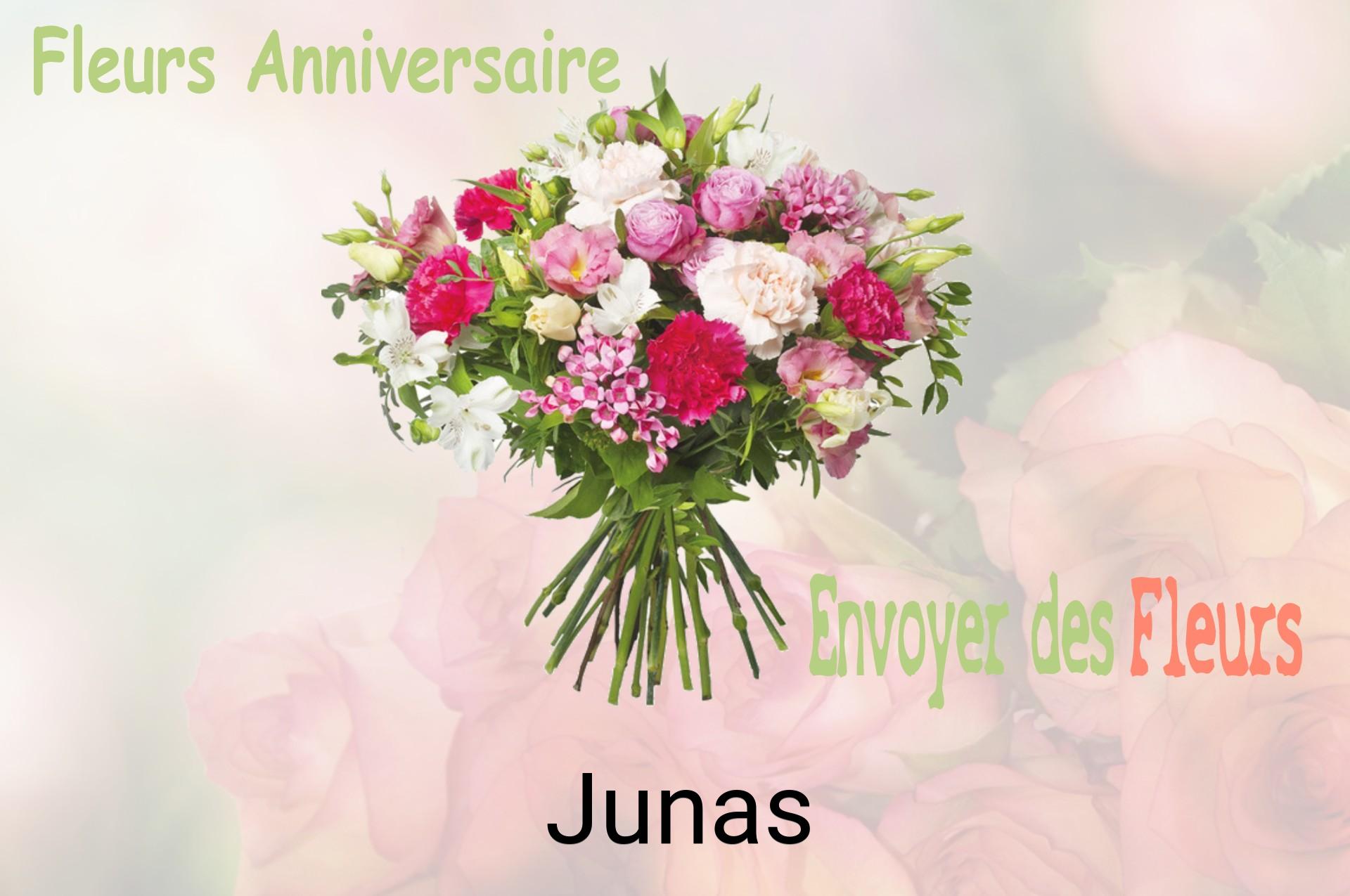 Bouquet de fleurs d’anniversaire livré à Junas